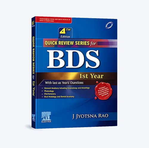 Quick Review Series For BDS 1st Year (ISBN: 256022)