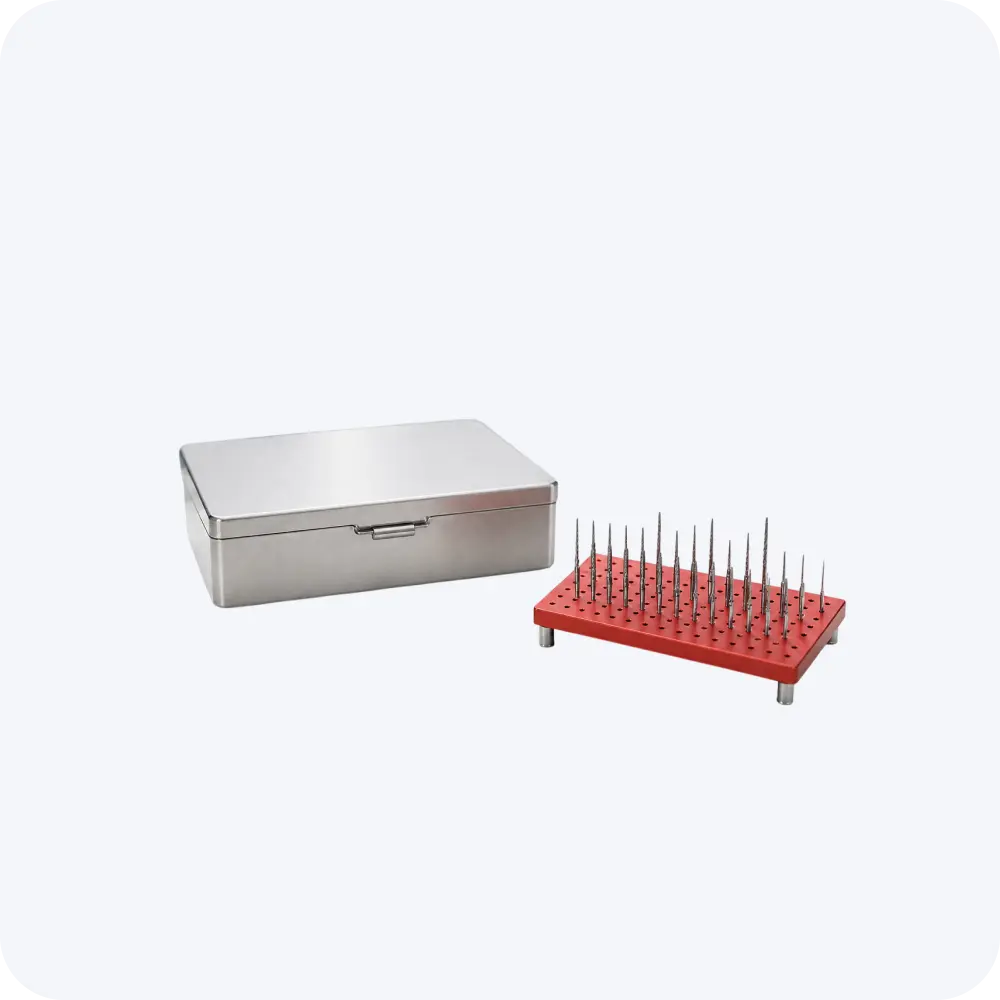 GDC Endodontic Box With 48 Holes Colour Anodized Accessories (AEBP)